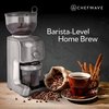 Chefwave Bonne Conical Burr Coffee Grinder w 16 Grind Settings, Stainless Steel CW-CG01SS